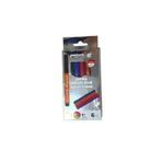 PENMARK HS-707-06 SÜPER YIKANABİLİR METALİK SİMLİ JUMBO KEÇELİ KALEM 6 LI SET