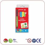 Penmark Jumbo Keçeli Kalem 6 Lı Yıkanabilir Renkli 3-5 mm Uçlu Kalem Seti