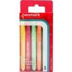 Penmark Kalem Tipi Fosforlu Kalem 6'lı Bristol Pastel