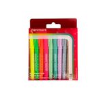 Penmark Kalem Tipi Fosforlu Kalem Neon + Pastel + Tropik 10'lu Set ( Made In Türkiye )