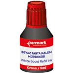 Penmark Tahta Kalemi Mürekkebi 30 ml Kırmızı Renk ( 3 Adet )