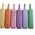 Penmax 6'lı Karışık Renk Pastel Fosforlu Kalem