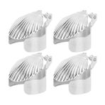PenRux 4PCS Mum Söndürücü, Otomatik Yangın Söndürme Mum Söndürücü Söndürücü, Mum Alevini Güvenli Bir Şekilde Söndürmek Için Fitil Alev Söndürücü, Mum Severler Için Mum Söndürücü