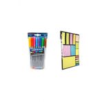 Pensan 1 Adet Triball 8 Renk Tükenmez Kalem+ 1 Adet Tgb Post-It Seti