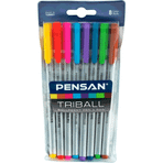 Pensan 1003 Triball Karışık 8 Renk Vakumlu Tükenmez Kalem