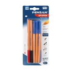 Pensan 1010 Ofispen 10'lu Karışık Tükenmez Kalem