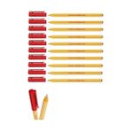 Pensan 1010 Ofispen Kırmızı Tükenmez Kalem Seti 10 'lu 1.0 mm Kalınlık ile Konforlu Yazım Deneyimi