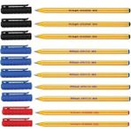 Pensan 1010 Ofispen Tükenmez Kalem 10'lu Renkli Set Ergonomik Tasarım ile Konforlu Yazım