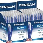Pensan 2270 Büro 1.0 mm Mavi 100 Adet Tükenmez Kalem
