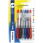 Pensan 2280 Jel Simli 1.0 mm Gümüş Tükenmez Kalem