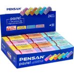 Pensan 24'lü Silgi Seti Pss-24p Pastel Renkler