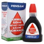 Pensan 4009 Kırmızı 100 ml Tahta Kalemi Mürekkebi