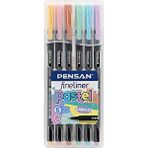 Pensan 6200 6 Renk Fineliner Kalem Seti