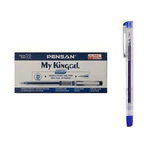 Pensan 6405 My-King Jel Metal Klips 0.5 mm Mavi 12'li Tükenmez Kalem