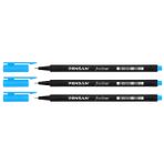 Pensan 6500 Fineliner Kalem 0.4 mm Açık Mavi 3'lü