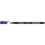 Pensan 6500 Mavi Fineliner 0.4 mm 1 Adet Keçe Uçlu Kalem Ergonomik Tasarım ile - Uç Kalınlığı - Jel Kalem