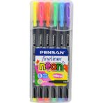 Pensan 6500 Neon 6'lı Fineliner Kalem Seti - Karışık-Çok Renkli - Standart
