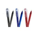 Pensan Büro 1.0 mm Tükenmez Kalem 3'lü Set (1 Mavi, 1 Kırmızı, 1 Siyah) Gri Renkli Kalemler