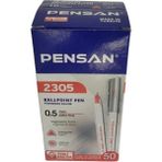 Pensan Büro Tükenmez Kalem 0.5 Mm. Kırmızı 50'li