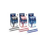 Pensan Büro Tükenmez Kalem 1 mm Kırmızı - Mavi - Siyah (3 Paket) 150 Adet