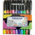 Pensan - Cok Renklı 10'Lu Tukenmez Kalem
