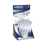 Pensan Global 0,5 mm 3 Renk Karışık Msk 50'li Paket Tükenmez Kalem