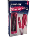 Pensan Jel Simli 1.0 mm Pembe 12 Paket Tükenmez Kalem