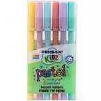 Pensan Kidz 6 Renk Pastel 24'lü Keçeli Kalem