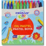 Pensan Kidz Karton Kutu Pastel Boya 24 Renk