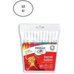 Pensan Kidz Keçeli Boya Kalemi 12 Renk 12'li