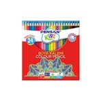 PENSAN KİDZ KURUBOYA 24 RENK TAM BOYA KALEMİ
