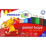 Pensan Kidz Pastel Boya 12 Renk - Renkli