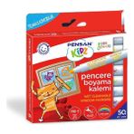 Pensan Kidz Temizlenebir 8 Renk Pencere Markör Kalem Pe99925Mrk8Rnk