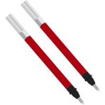 Pensan Kırmızı Kalem Refili 1.00MM Kırmızı My Sing 6030 Imza Kalemi Yedeği 2li - Standart