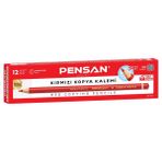 Pensan Kırmızı Kopya Kalemi 12 Adet Kod : 55410