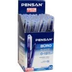 Pensan Mavi Tükenmez Kalem 1 mm 50'li Renkli Yazım İçin Mükemmel Kalite
