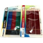 Pensan Mercanlı 2b +Kırmızı Kopya Kalemi Set - Bordo
