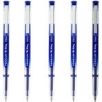 Pensan My King İğne Uçlu Metal Klipsli Jel Tükenmez Kalem 0.5 Mm Mavi - 5 Adet