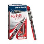 PENSAN MY SIGN JEL ROLLER KALEM KIRMIZI-(1mm-12'li)