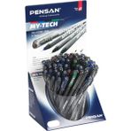 Pensan MY-Tech 0.7 mm İğne Uç 8 Renk 60'li Stand Tükenmez Kalem