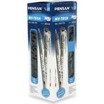 Pensan My-Tech 0.7mm Siyah 12 Adet Tükenmez Kalem