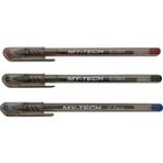Pensan My-Tech 2240 Tükenmez Kalem 0.7mm - Mavi-Siyah-Kırmızı Toplam 3 Adet - Mavi - Siyah - Kırmızı