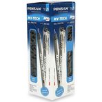 Pensan My-Tech 25'li Mavi 1.0 mm 1 Paket 25 Adet Siyah Tükenmez Kalem