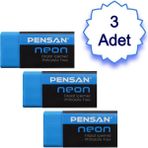 Pensan Neon Silgi 3 Adet (Ps 24N)