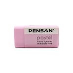 Pensan Pastel Çok Renkli Silgi Rainbow Set - 1 Adet Pembe Renkli Kullanışlı Silgi