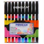 Pensan Sing Up 1 mm 10 Renk Tükenmez Kalem