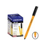 Pensan Tr-23 Üçgen Tükenmez Kalem 1.0 Mm 50 Adet - Siyah Siyah