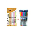 Pensan Triball 8'li Vakumlu Set + Bic 6'lı Pastel Fosforlu