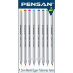 Pensan Triball Renkli 1.0 mm 8`li Tükenmez Kalem Seti