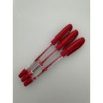 Pensan Tükenmez Kalem Soft Gel 0,7 mm Kırmızı (3 Adet)
